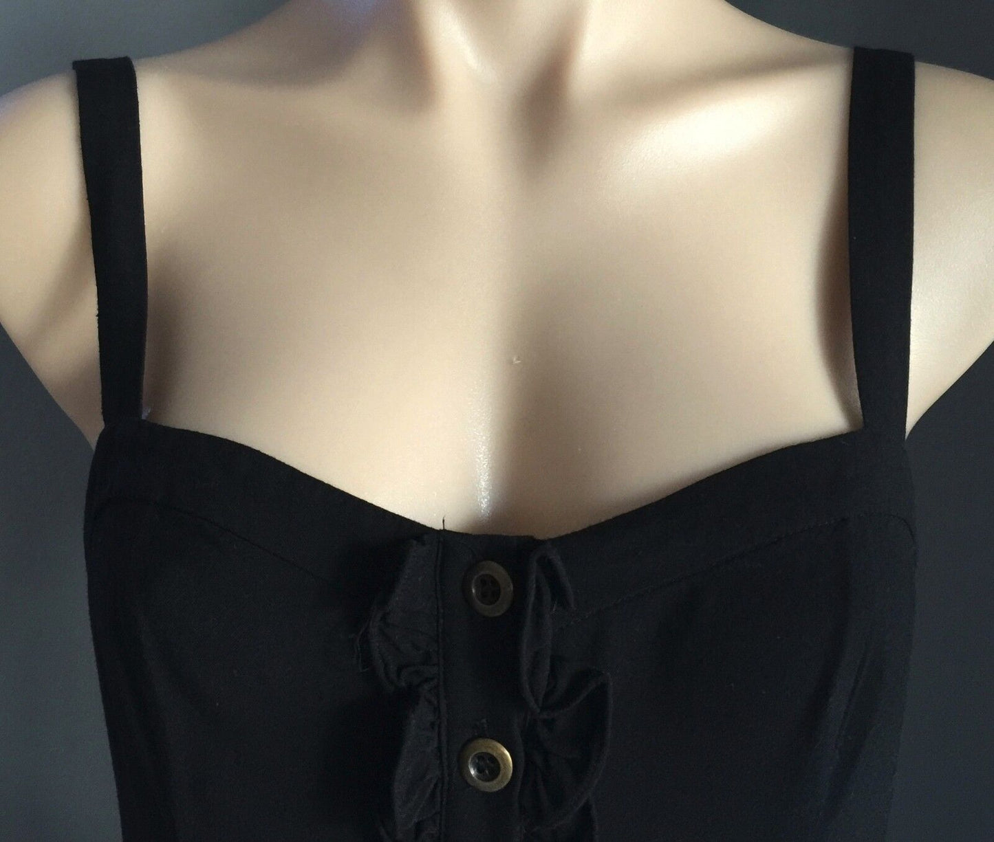 LBD LADAKH Dress Black Casual Sleeveless Lined Short Ladies Sun Size 10  Lovely