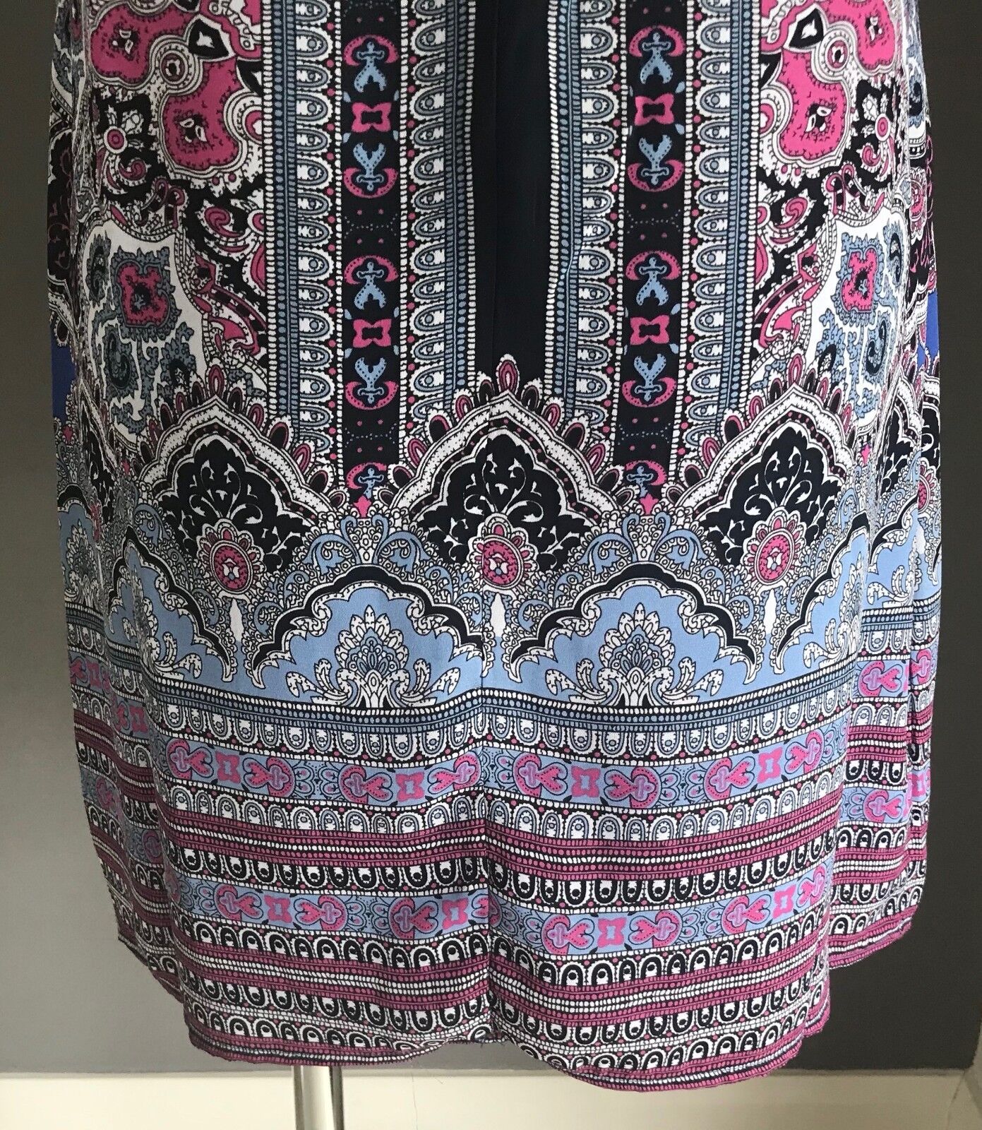 ARTISAN NY Dress Shift MultiColoured & Print Sleeveless Ladies Size 10 US 6