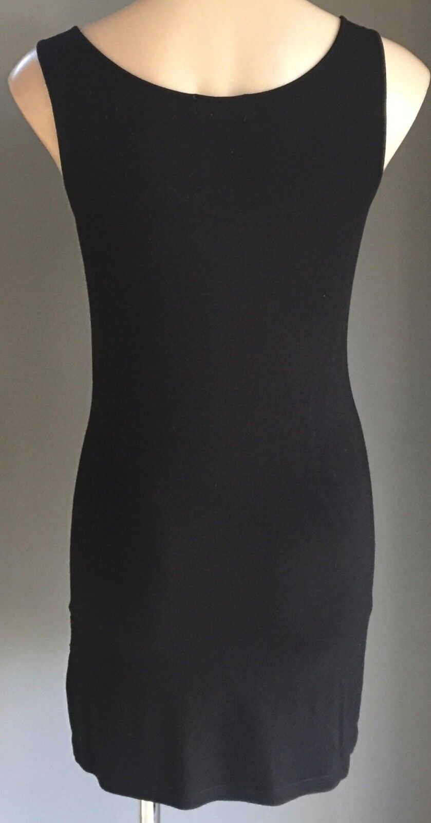 AZUKI "Cosmic" Dress Black & Bronze Sequin Sleeveless Stretch Size 10 NEW