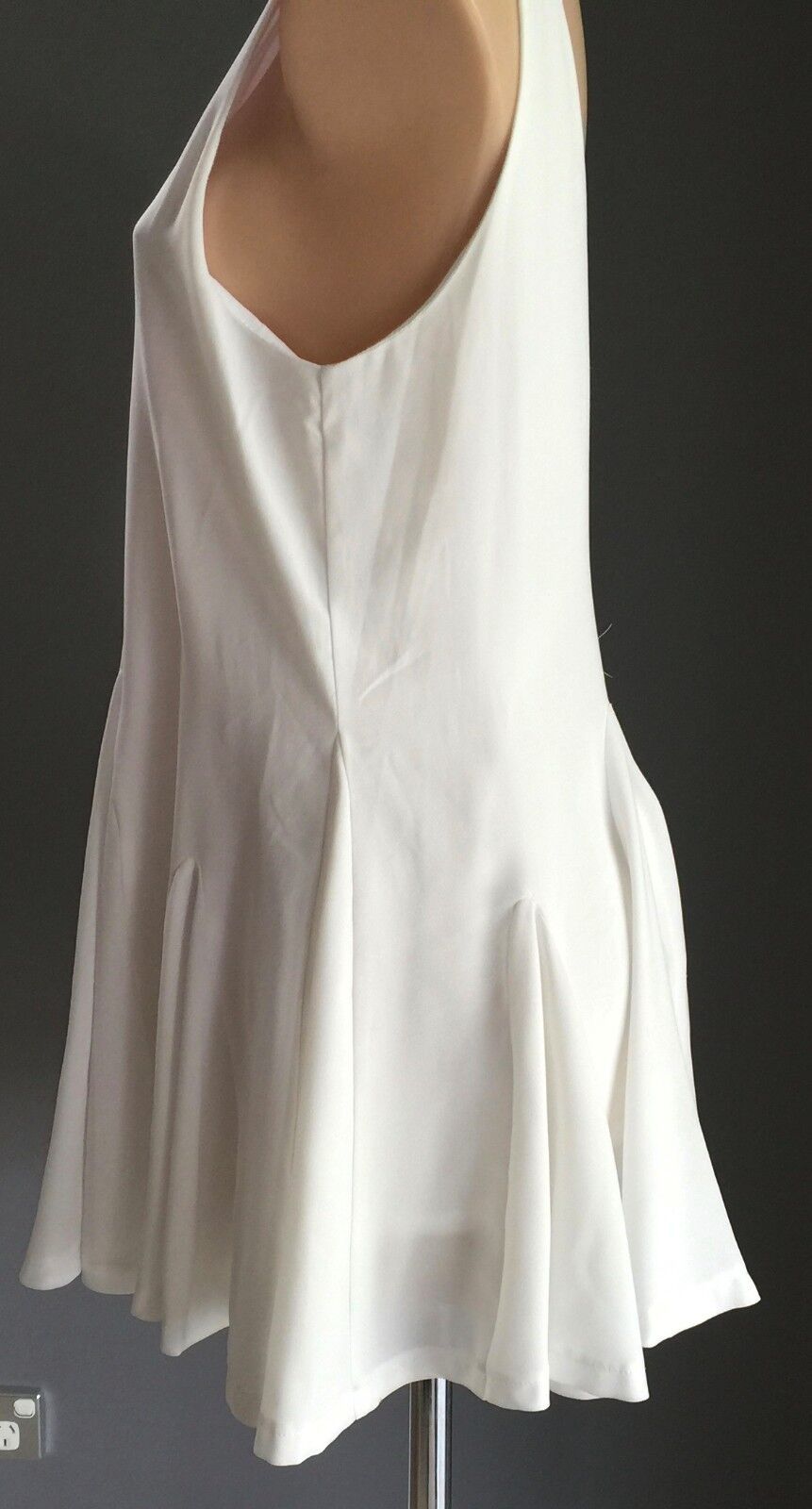 LIONESS Dress Mini White Sleeveless Flare Ladies Size 10 Party Frock