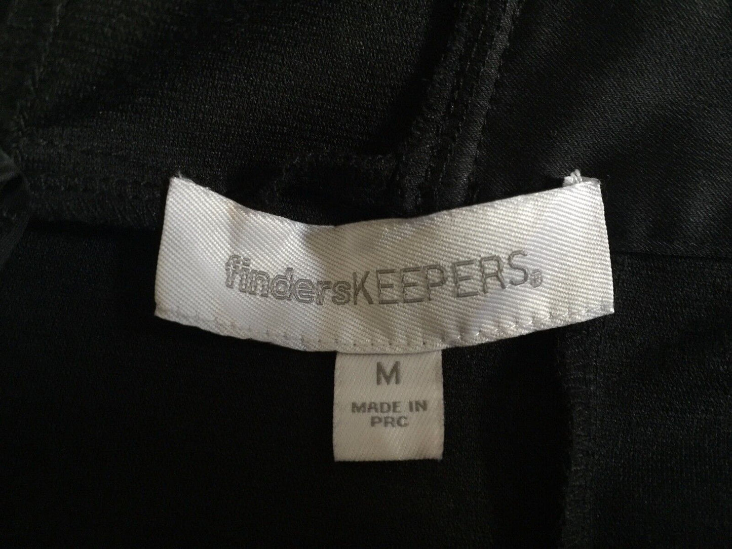 LBD FINDERS KEEPERS "The Key Elements" Stretch Mini Dress Long Sleeve Size M 10