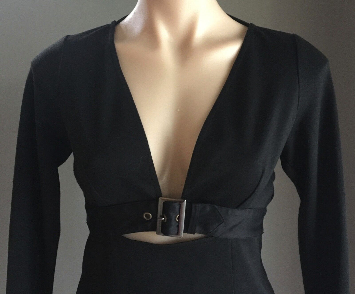 LBD FINDERS KEEPERS "The Key Elements" Stretch Mini Dress Long Sleeve Size M 10