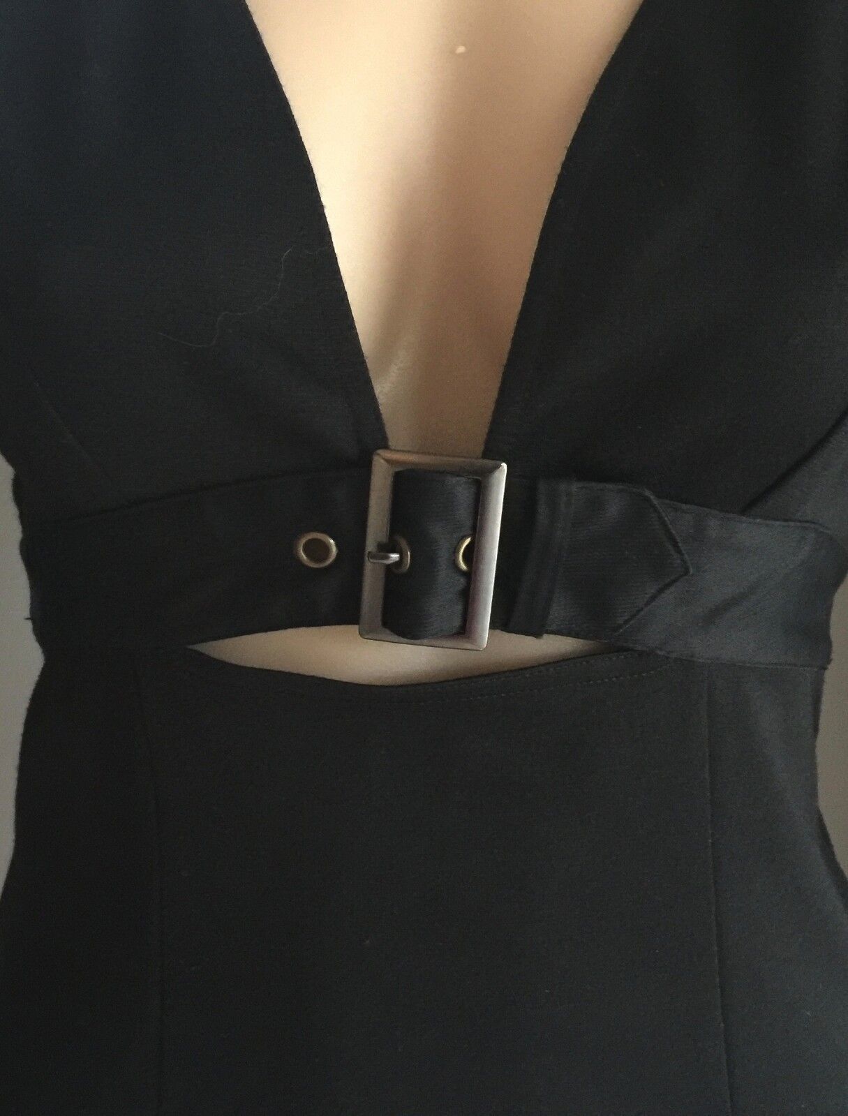 LBD FINDERS KEEPERS "The Key Elements" Stretch Mini Dress Long Sleeve Size M 10