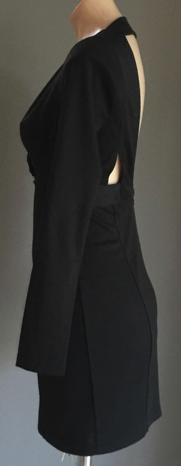 LBD FINDERS KEEPERS "The Key Elements" Stretch Mini Dress Long Sleeve Size M 10