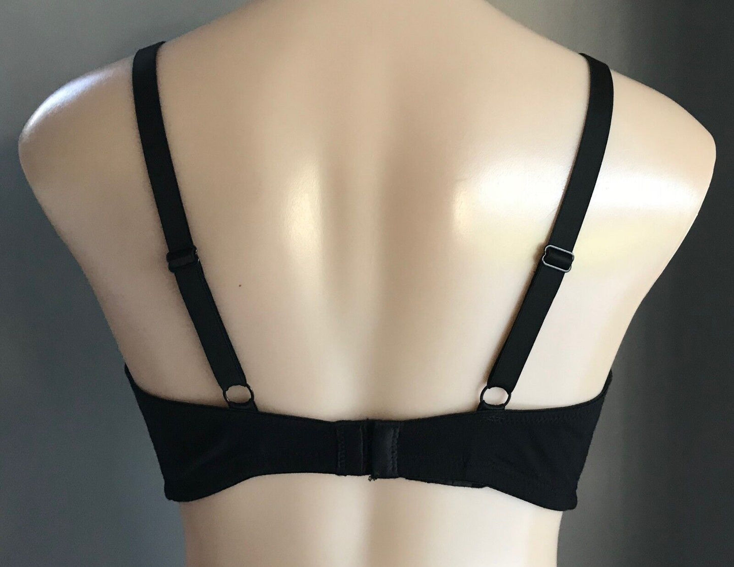 K-MART Maternity BRA 16DD Feeding Wire Free Smooth Cup Bra Black Top Clips NEW