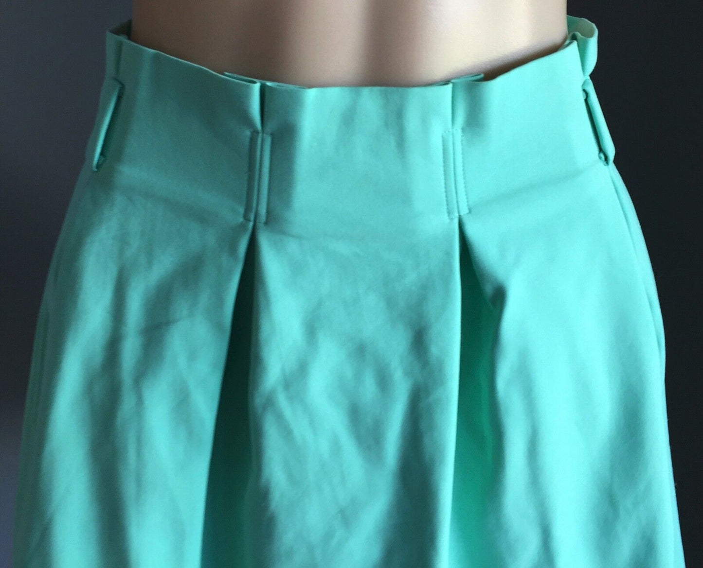 MINTY MEETS MUNT "Pouf" Pleated Skirt Sherbet Green Ladies Size M 10 NEW