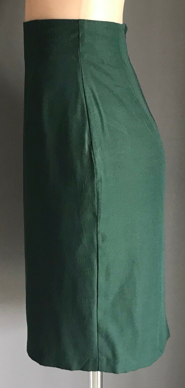 ESCAPADE SKIRT Bottle Green Straight Skirt Ladies Size 10 Vintage