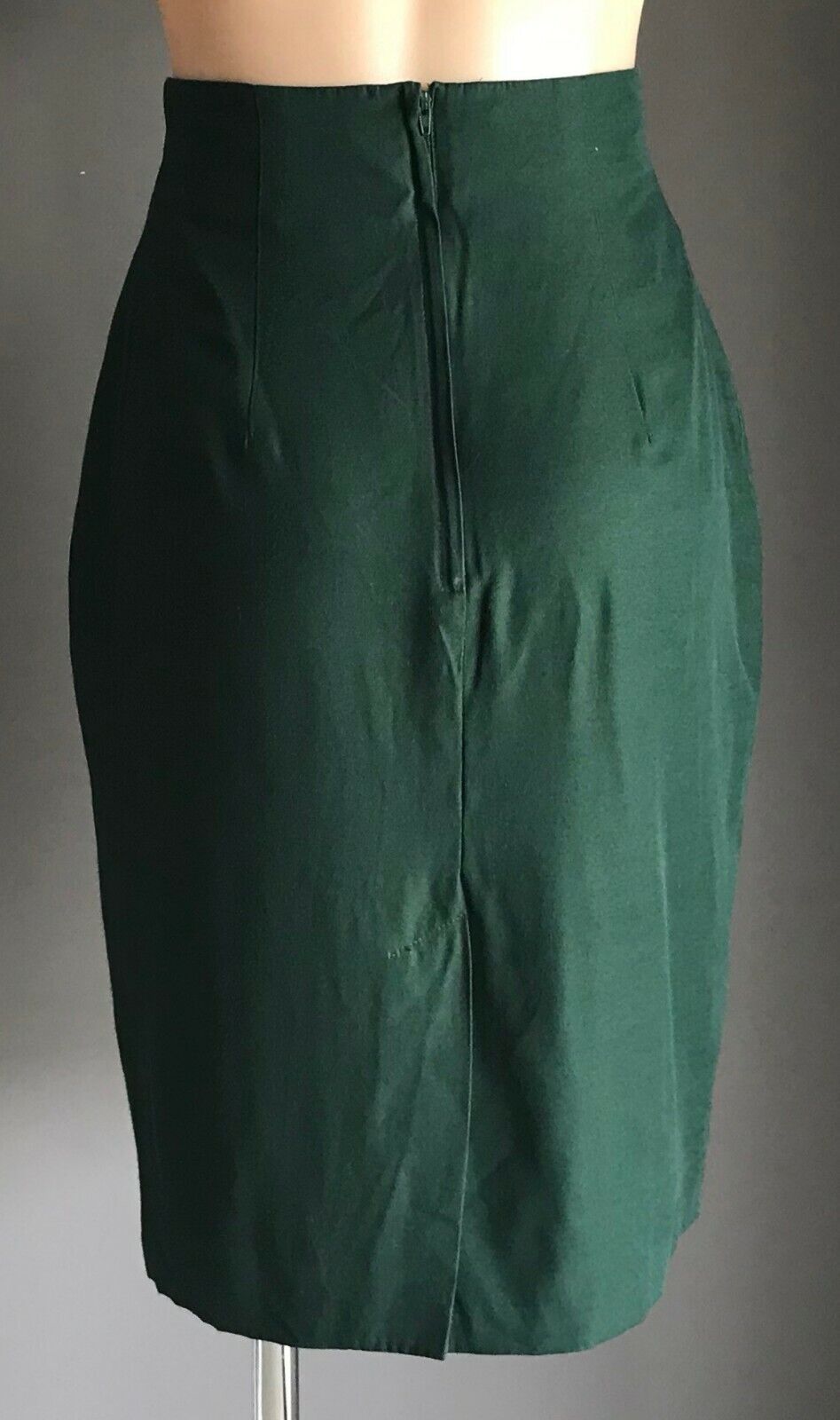 ESCAPADE SKIRT Bottle Green Straight Skirt Ladies Size 10 Vintage