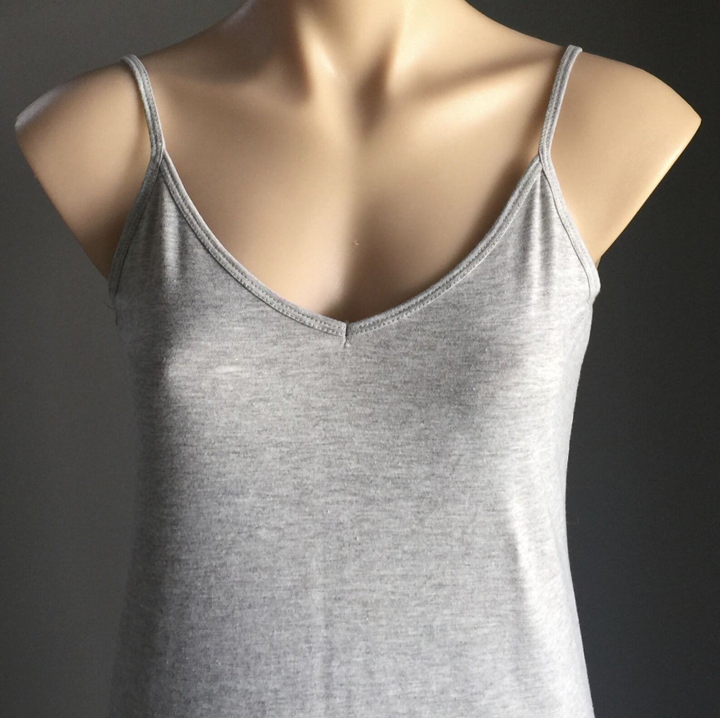 COCOLATTE Maxi Dress  Marle Grey Ladies Size 12 Tee Shirt Fabric Cotton Jersey