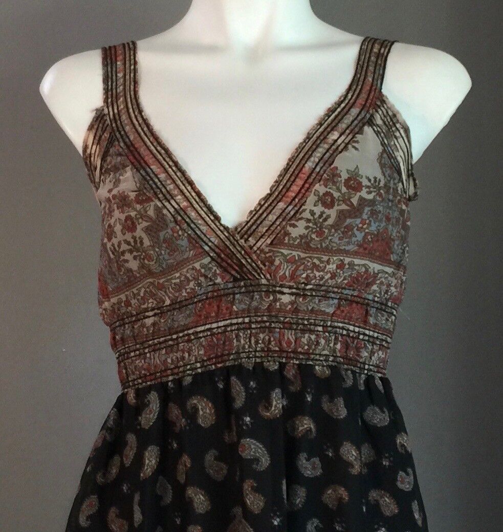 Maxi Dress DON'T ASK AMANDA MultiColoured & Print Ladies Size S 8 Gorgeous