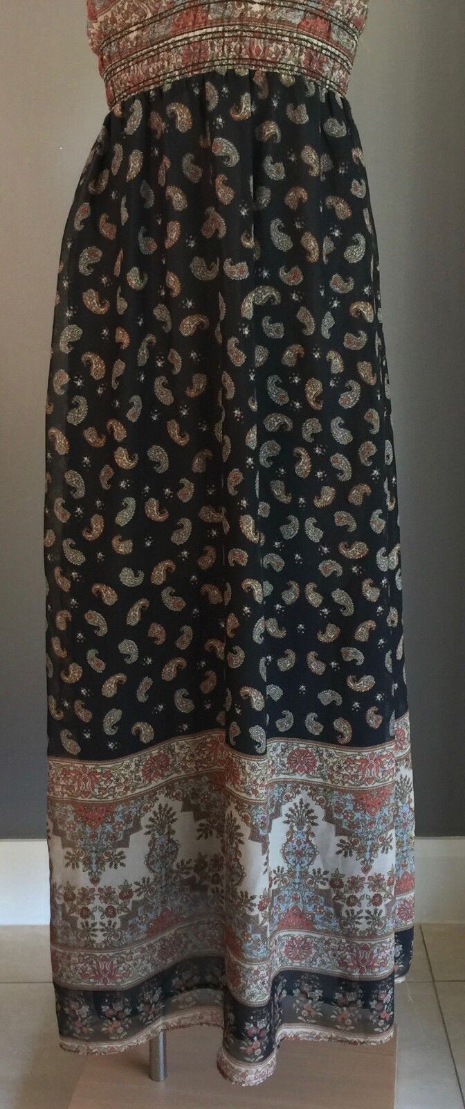 Maxi Dress DON'T ASK AMANDA MultiColoured & Print Ladies Size S 8 Gorgeous