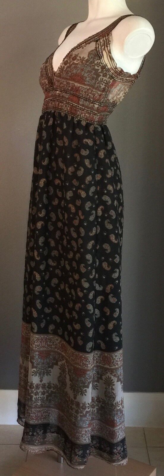 Maxi Dress DON'T ASK AMANDA MultiColoured & Print Ladies Size S 8 Gorgeous
