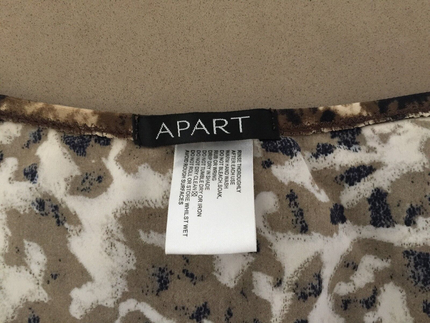 APART Bikini Sequin & Bead Embellished Animal & Floral Print Size 12C 12 NEW