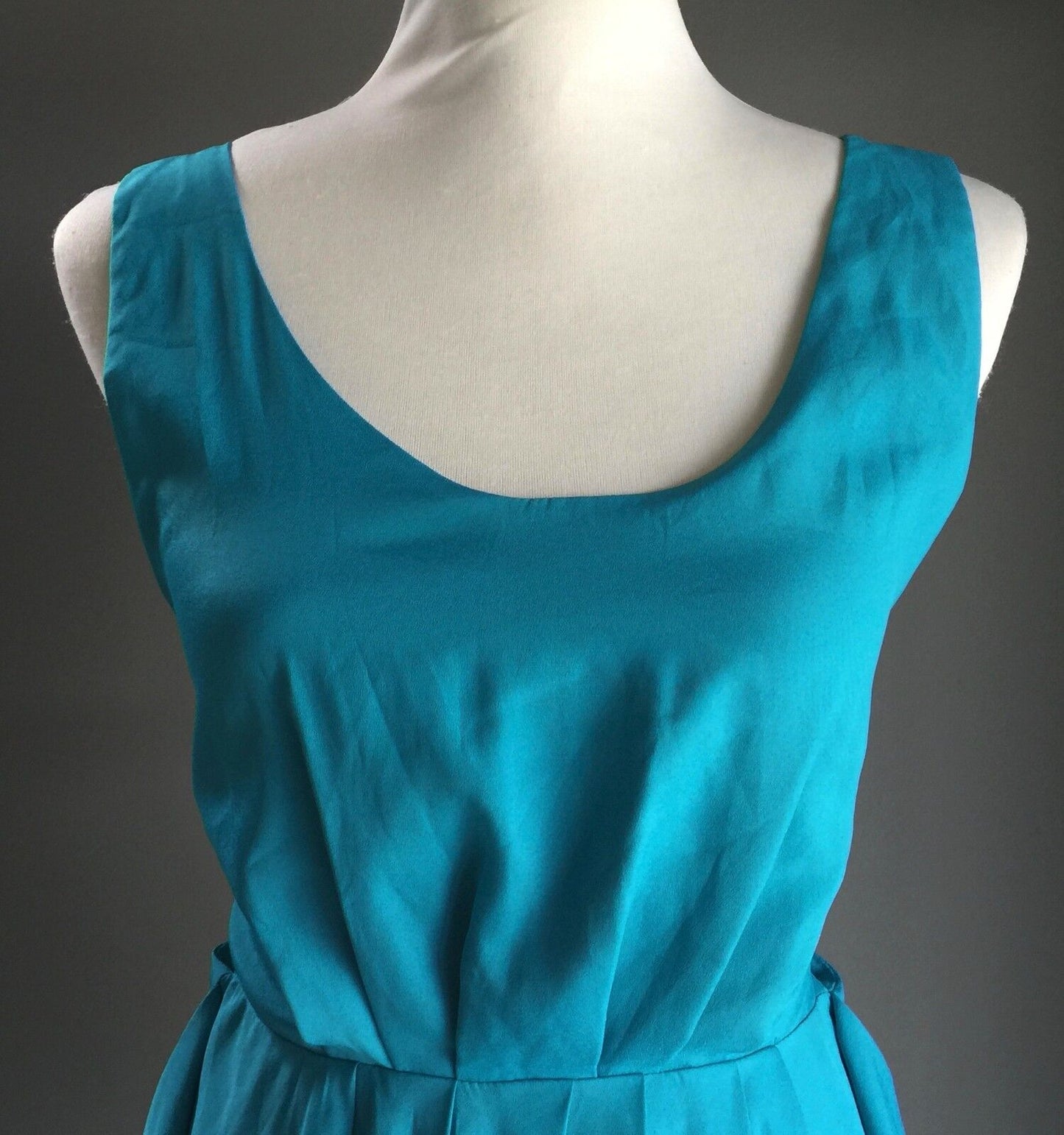 LIONESS Mini Dress Dip Hem Blue Ladies Size 8 Great Condition Lovely Style