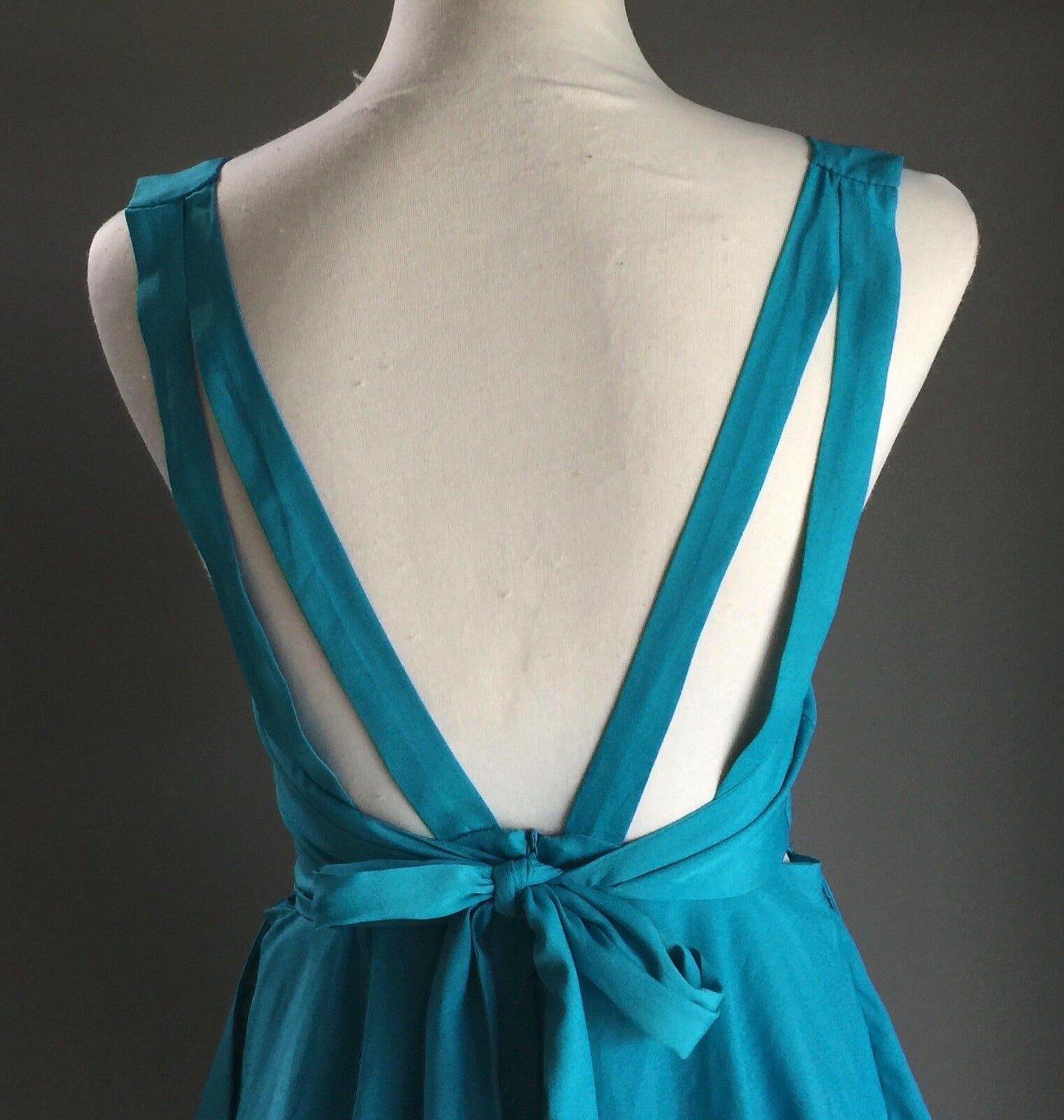 LIONESS Mini Dress Dip Hem Blue Ladies Size 8 Great Condition Lovely Style