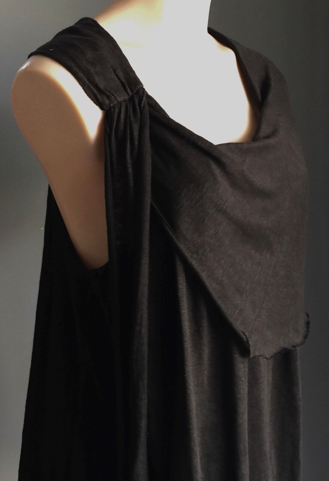 SEED FEMME Dress Top Black Bubble Hem Dress Tunic Top Ladies Size M 12