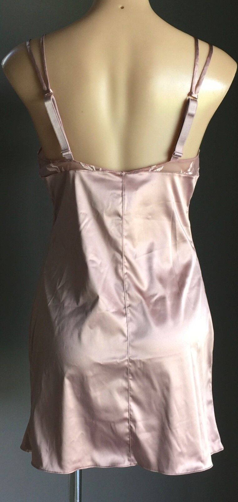 LOUISA BRACQ Paris "Astree Bois De Rose" Chemise Nightie Size 10 Lingerie NEW