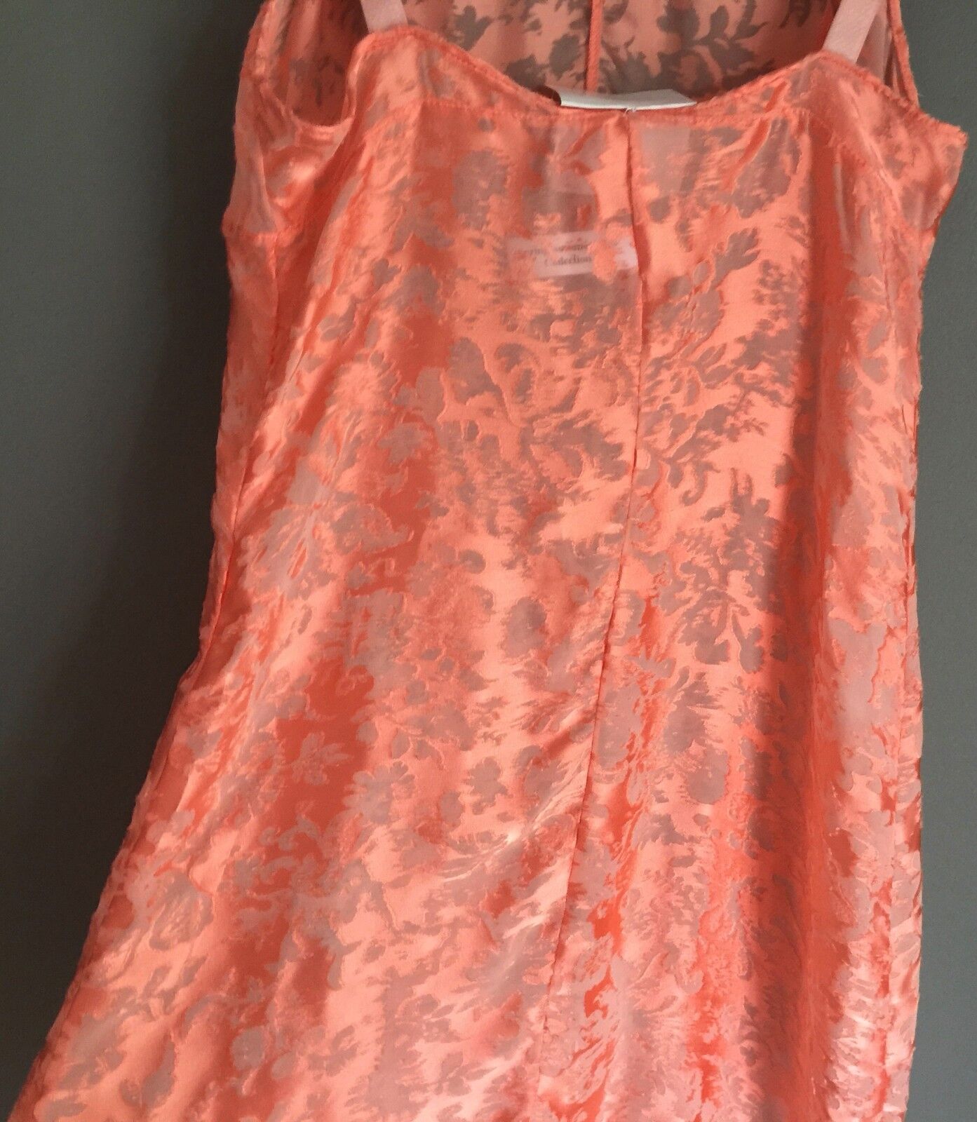 LOUISA BRACQ Paris "Elise" Chemise Size 8 Light Coral Lace French Lingerie NEW