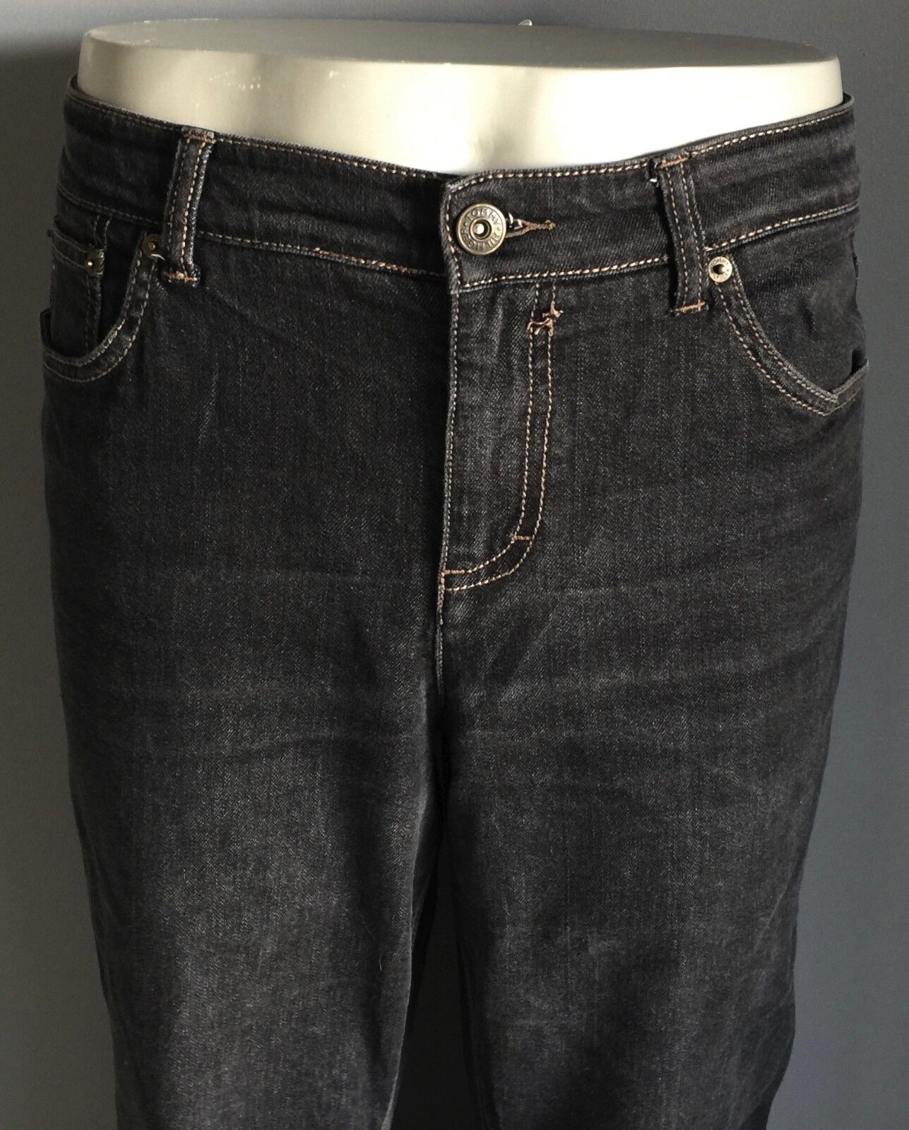 TOMMY HILFIGER Denim Jeans Black Classic Rise Boot Leg Denim Ladies Size 16
