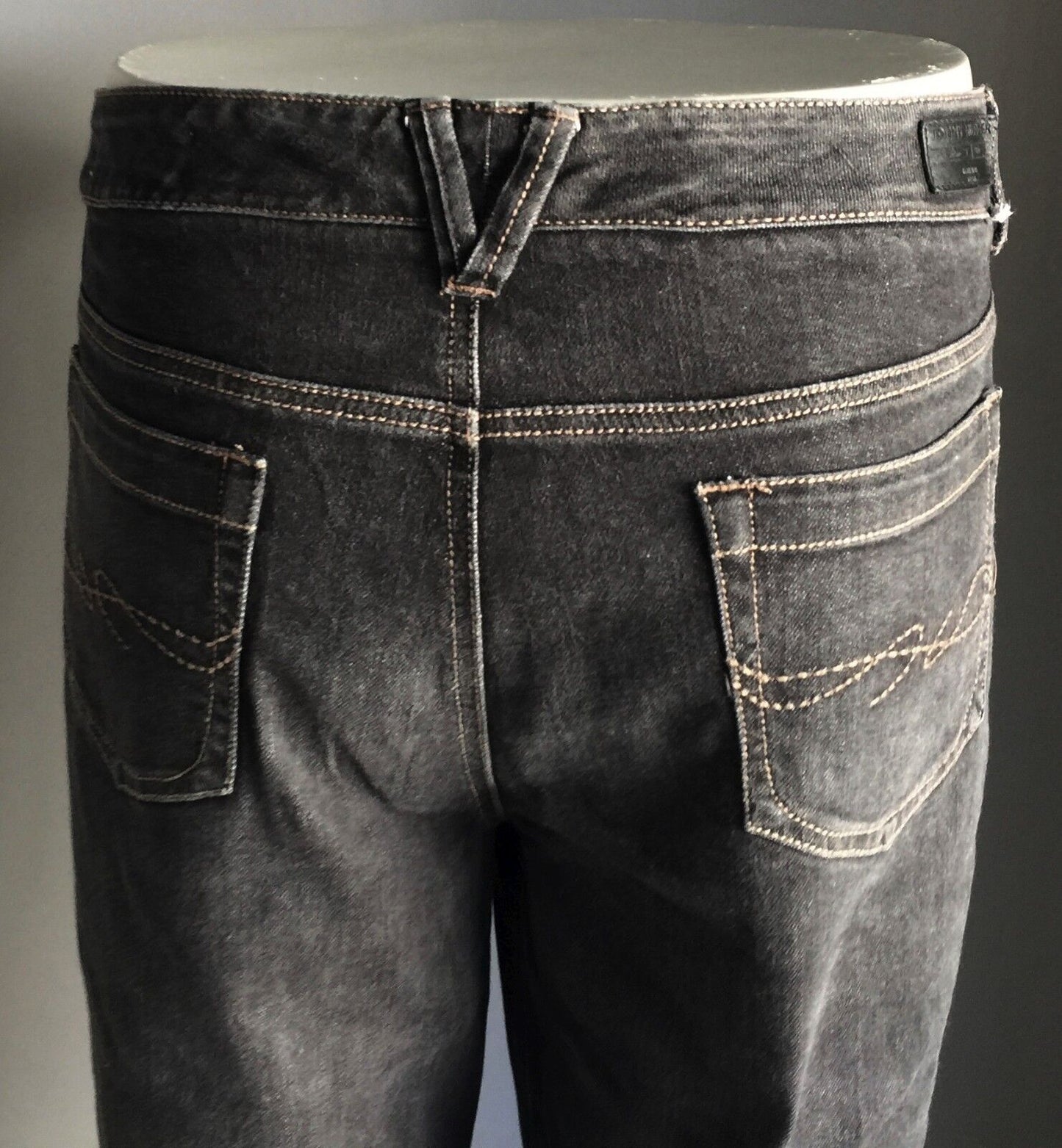 TOMMY HILFIGER Denim Jeans Black Classic Rise Boot Leg Denim Ladies Size 16
