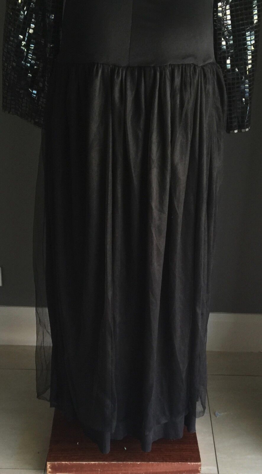 Rubies SNOW WHITE & the HUNTSMAN Dress Up Costume (Black Gown ONLY ) Size S 10