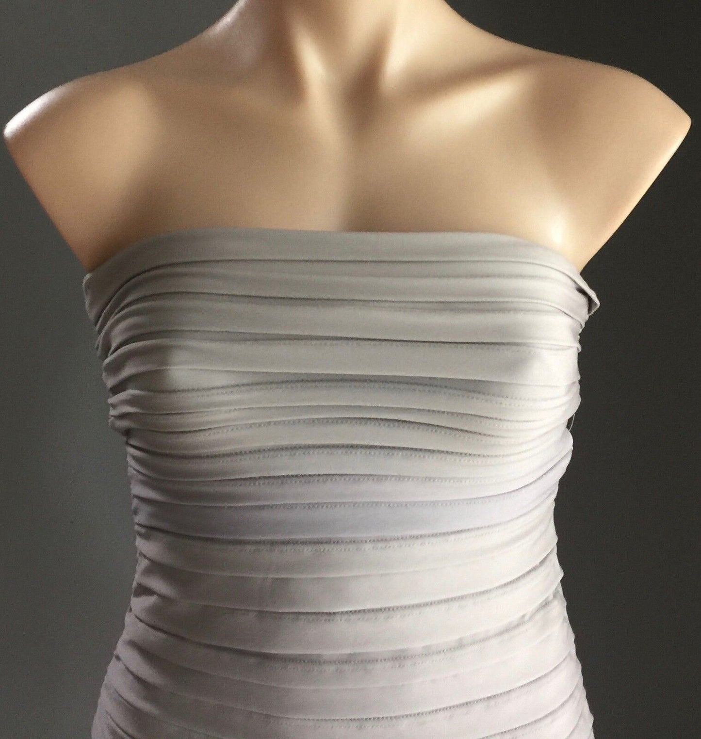 KOOKAI MINI Strapless Dress Bodycon Grey & Blue Ombre Ladies Size 2 AU 10