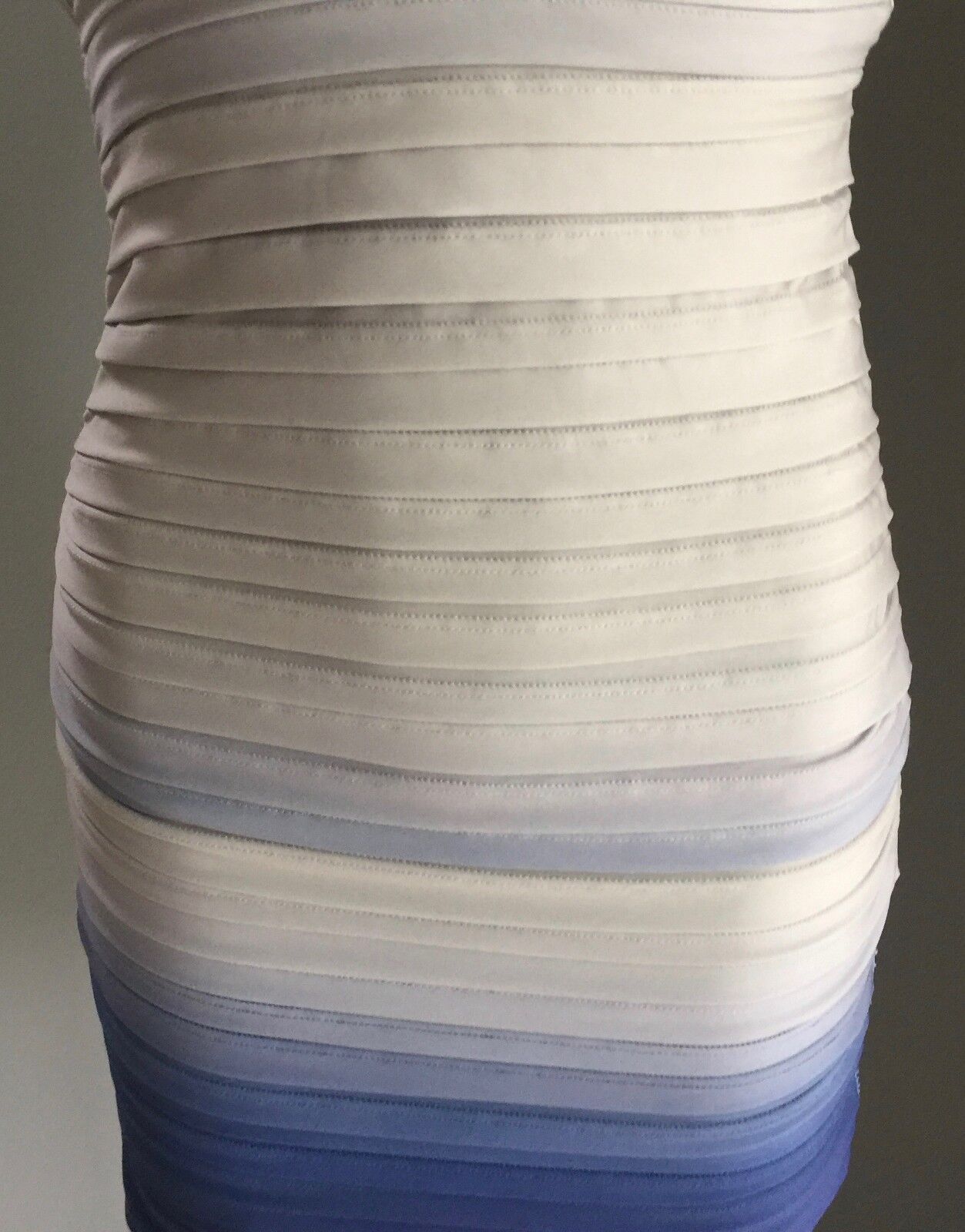 KOOKAI MINI Strapless Dress Bodycon Grey & Blue Ombre Ladies Size 2 AU 10
