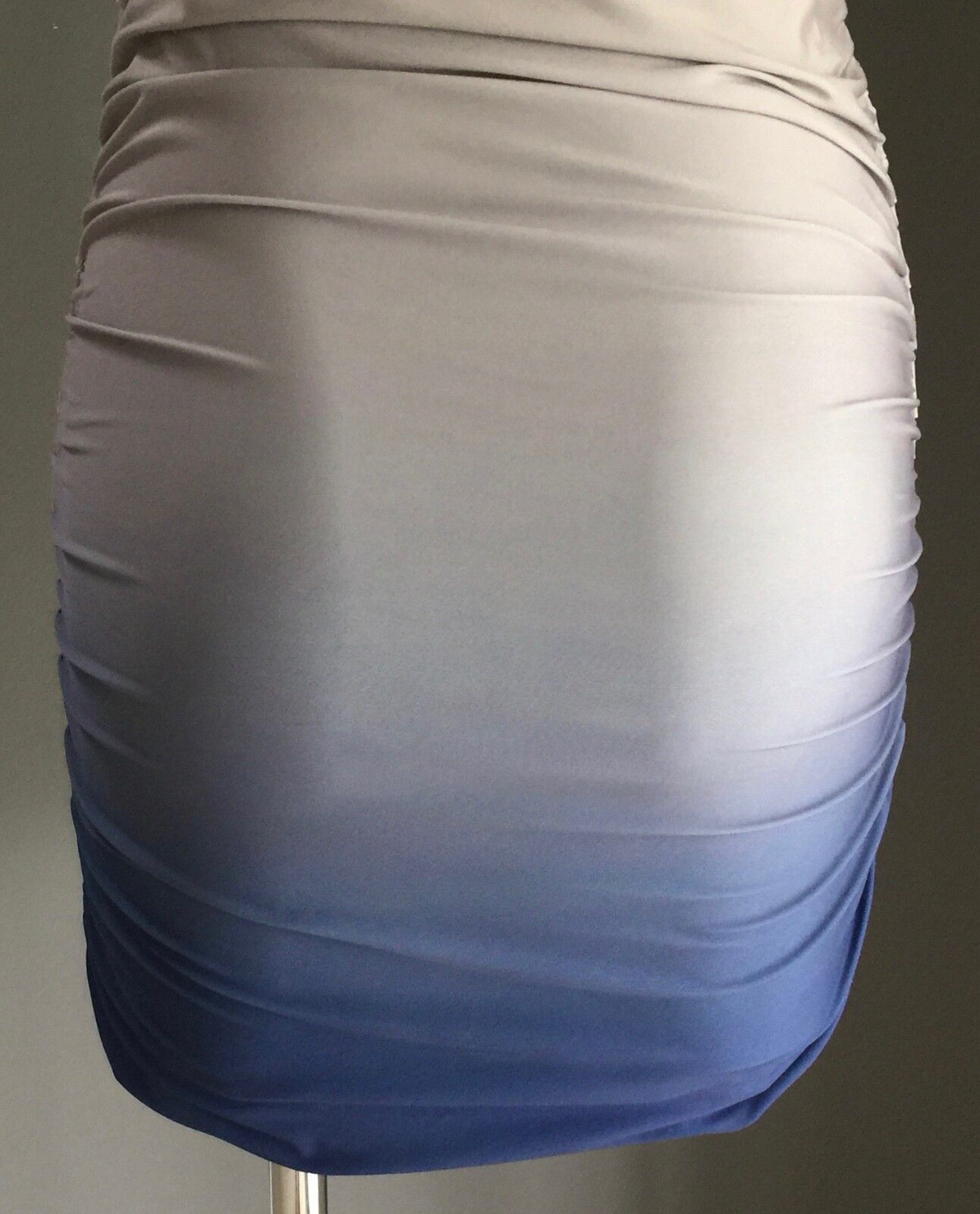 KOOKAI MINI Strapless Dress Bodycon Grey & Blue Ombre Ladies Size 2 AU 10