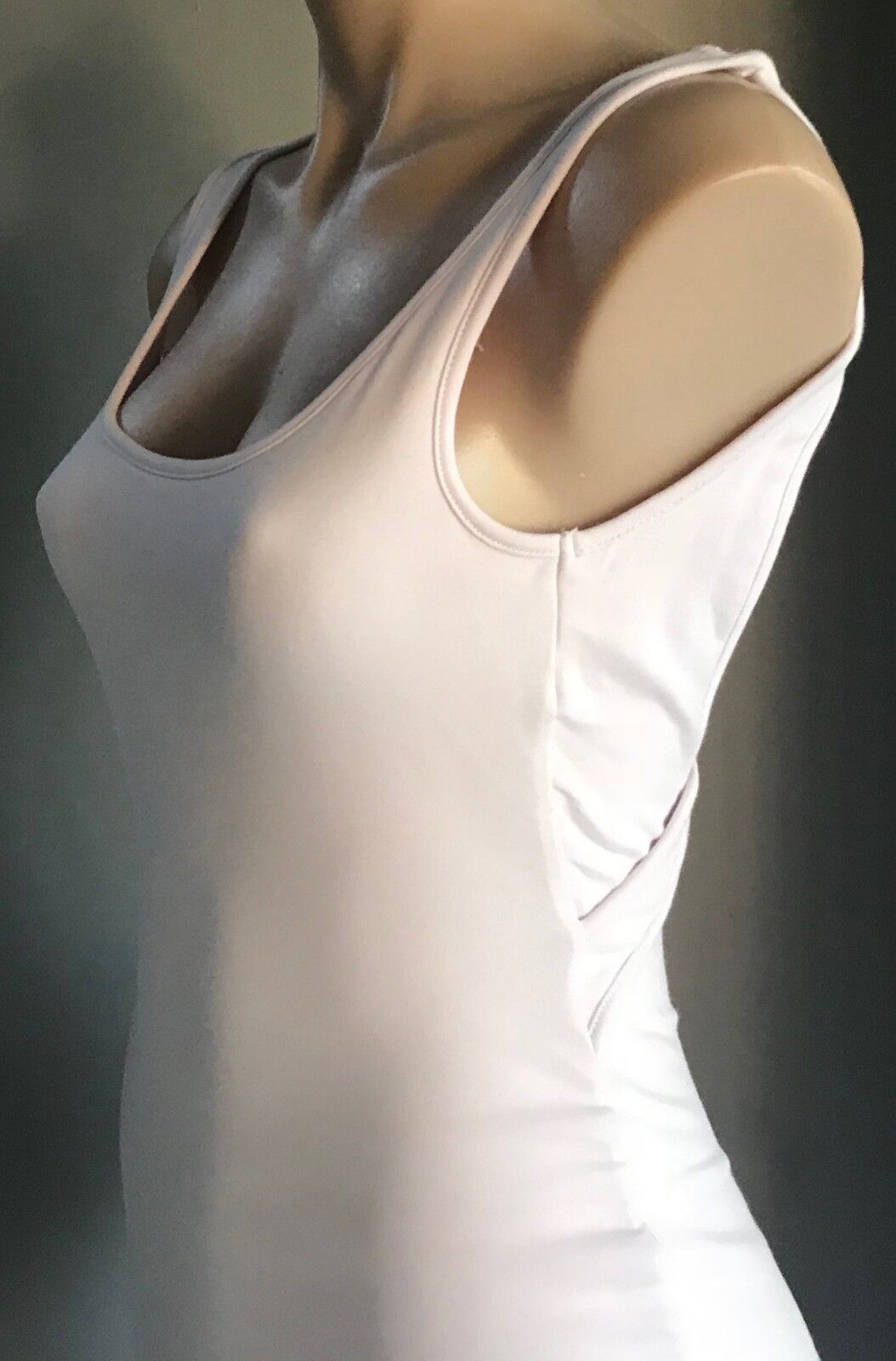 KOOKAI Bodycon Mini Dress Open Back Stretch Baby Pink Lined Size 1 AU 8 - 10