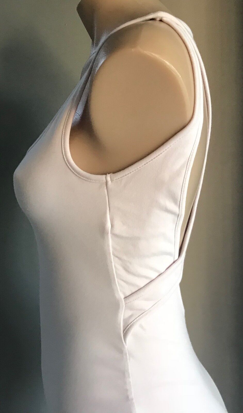 KOOKAI Bodycon Mini Dress Open Back Stretch Baby Pink Lined Size 1 AU 8 - 10