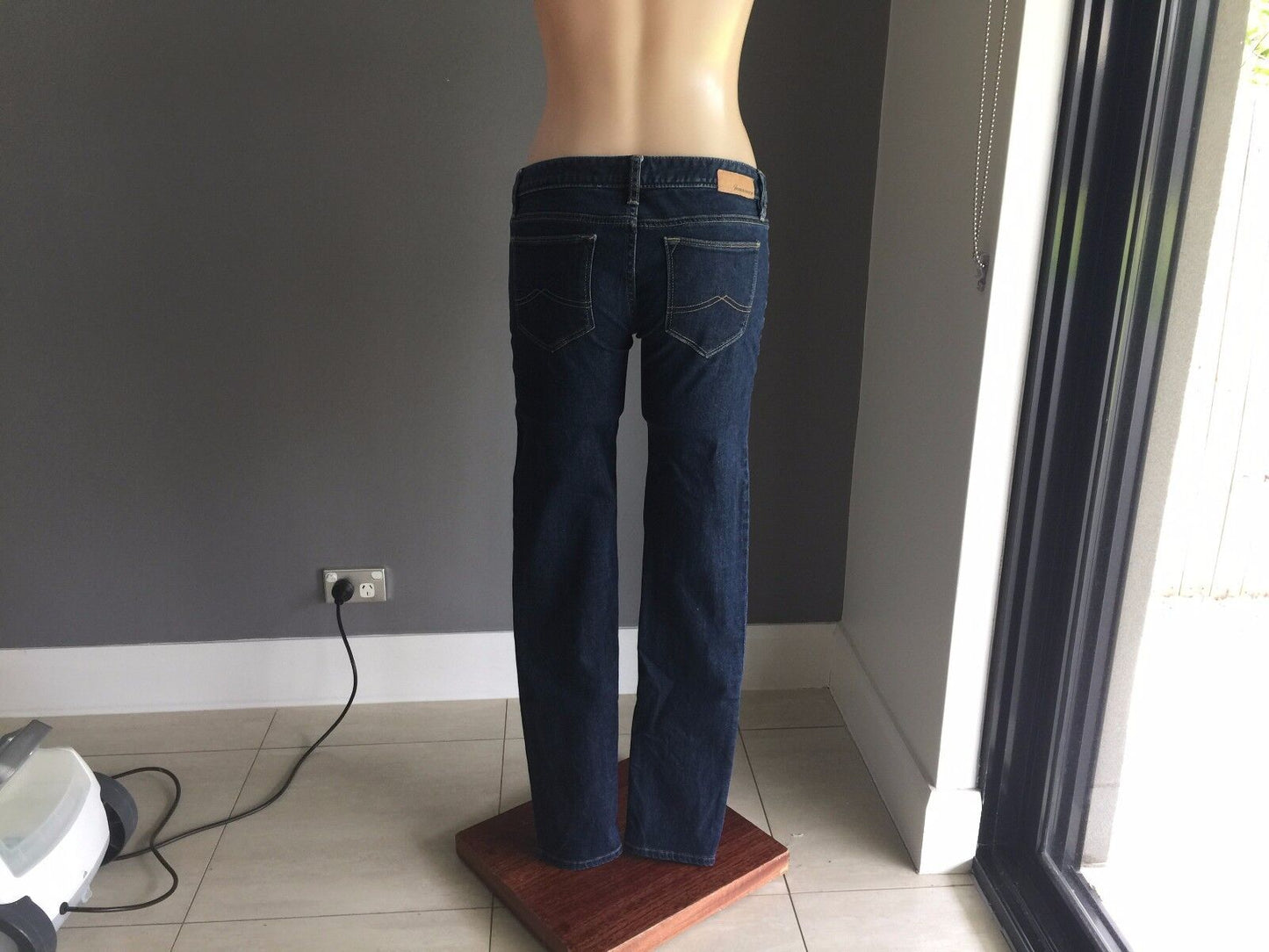 JEANSWEST Jeans Dark Wash Blue Denim Skinny Leg Ladies Size 11