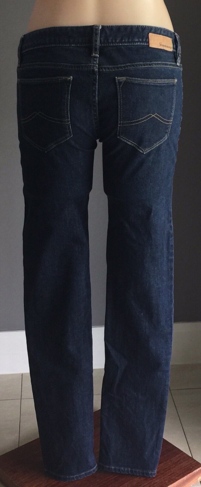 JEANSWEST Jeans Dark Wash Blue Denim Skinny Leg Ladies Size 11