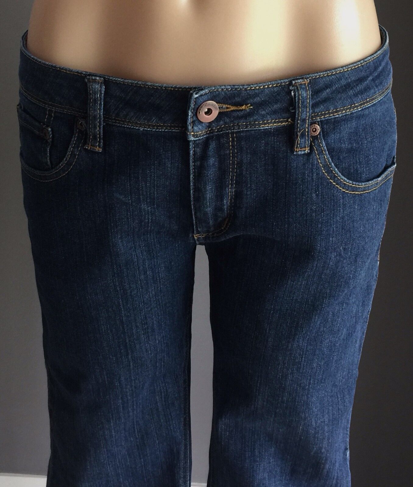 JEANSWEST Size 12 Jeans Skinny 5 Pocket Blue Denim Jeans Ladies Vintage