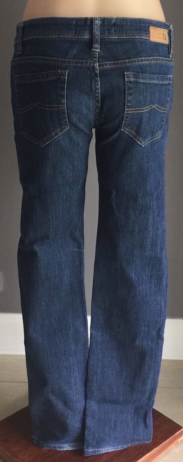 JEANSWEST Size 12 Jeans Skinny 5 Pocket Blue Denim Jeans Ladies Vintage