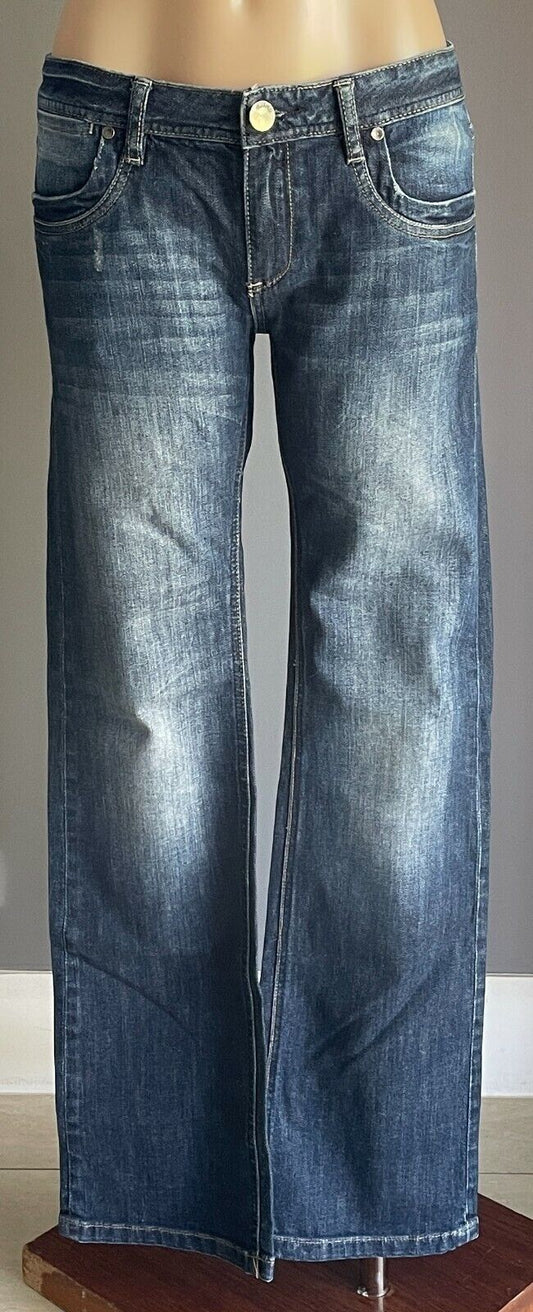 JEANSWEST Denim Jeans Blue Slim Bootcut Mid Rise Ladies Size 13