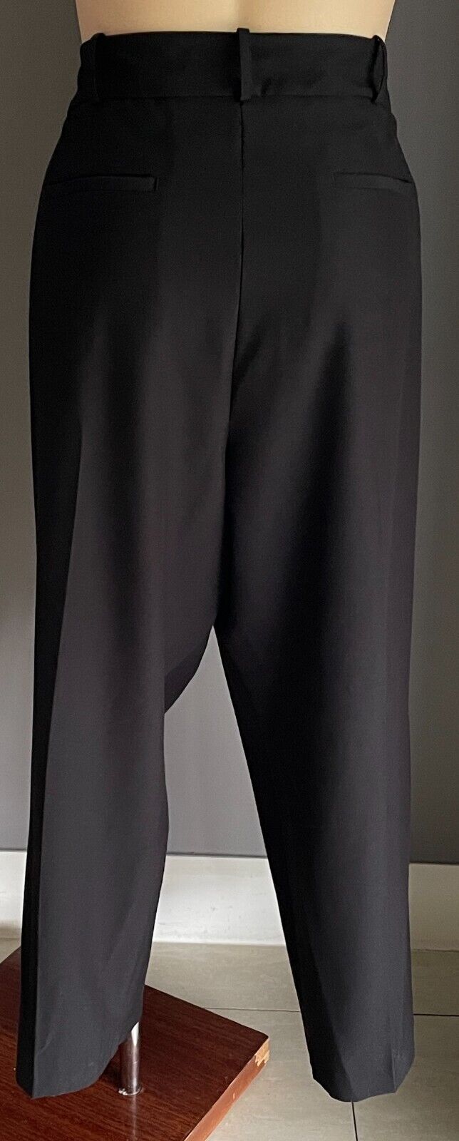 TARGET CURVE Black Straight Leg Pants Plus Sze 26 Classic Style Work Full Length