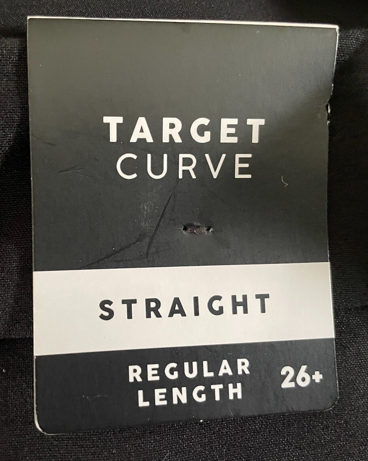 TARGET CURVE Black Straight Leg Pants Plus Sze 26 Classic Style Work Full Length