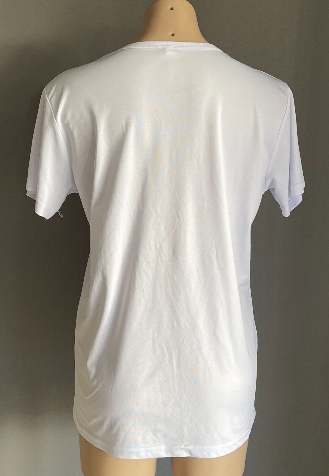 No-Face Aesthetic Anime Print Spirited Away White T-Shirt Short Sleeves Size L