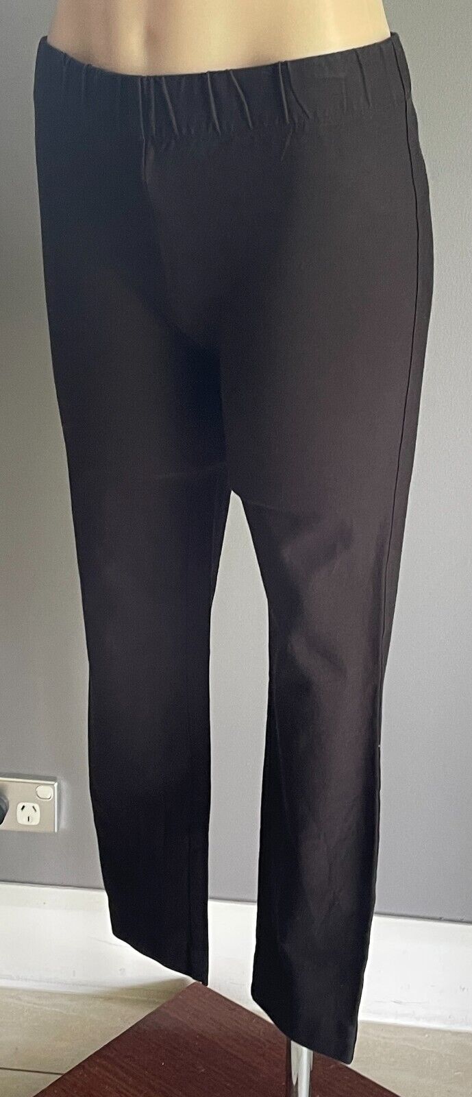 SPORTSCRAFT Pants Black Stretch Skinny Jeggings Size 10 Pull On Elastic Waist