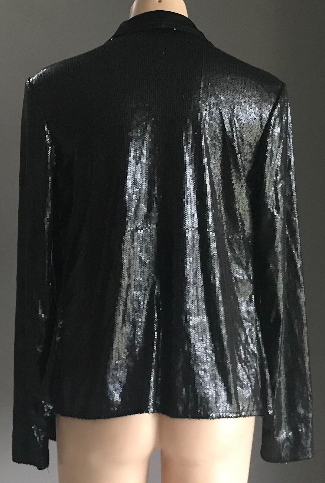 BARDOT Waterfall Jacket Black Sequin Ladies  Size 12 Formal or Smart Casual NEW