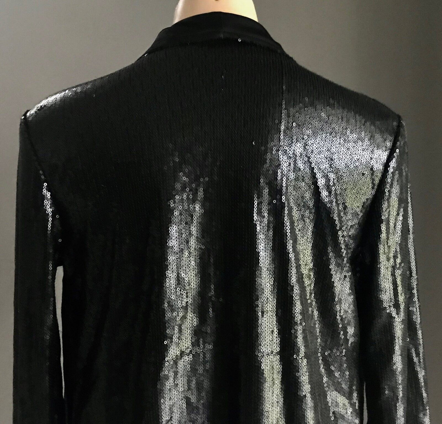 BARDOT Waterfall Jacket Black Sequin Ladies  Size 12 Formal or Smart Casual NEW