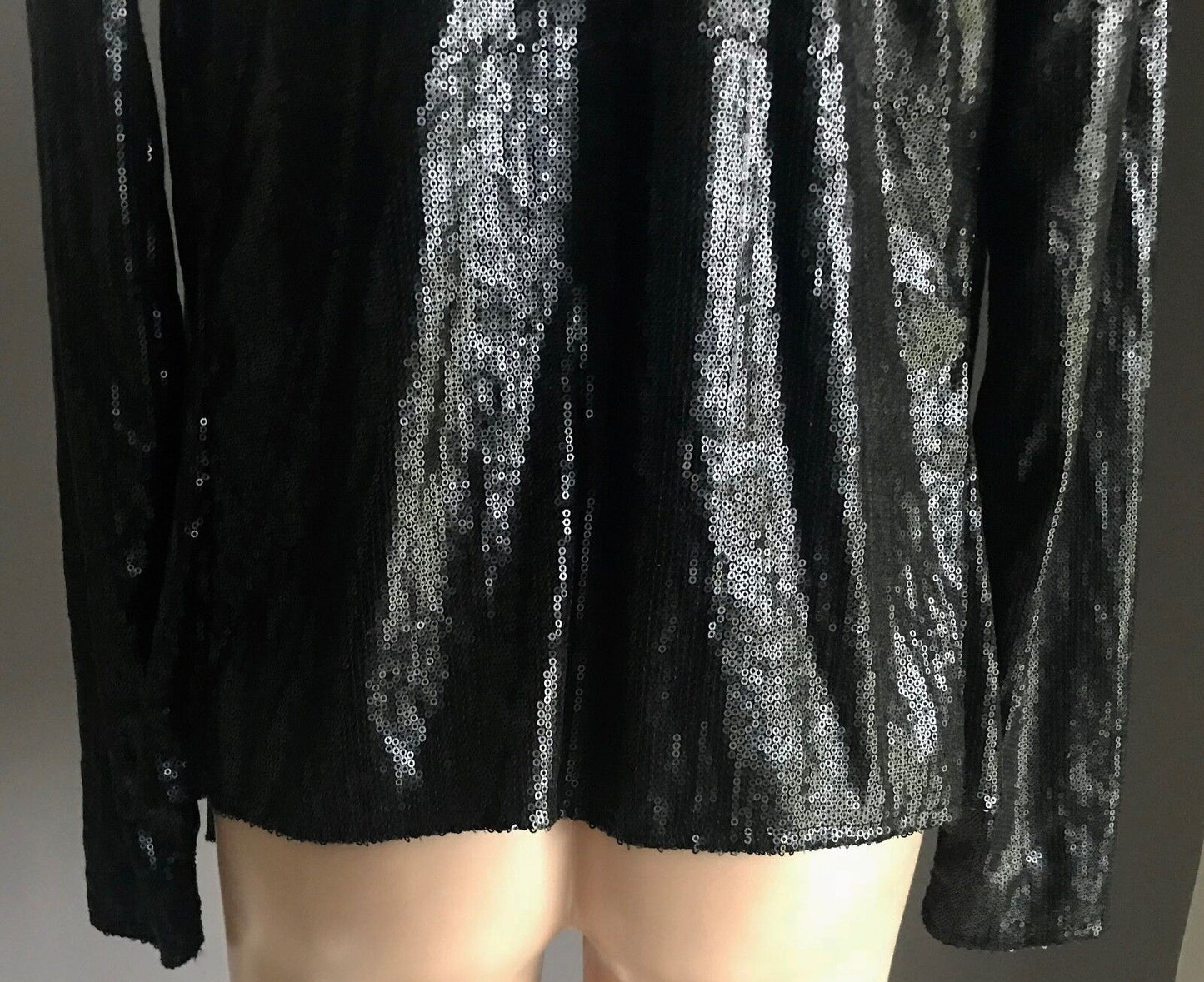 BARDOT Waterfall Jacket Black Sequin Ladies  Size 12 Formal or Smart Casual NEW