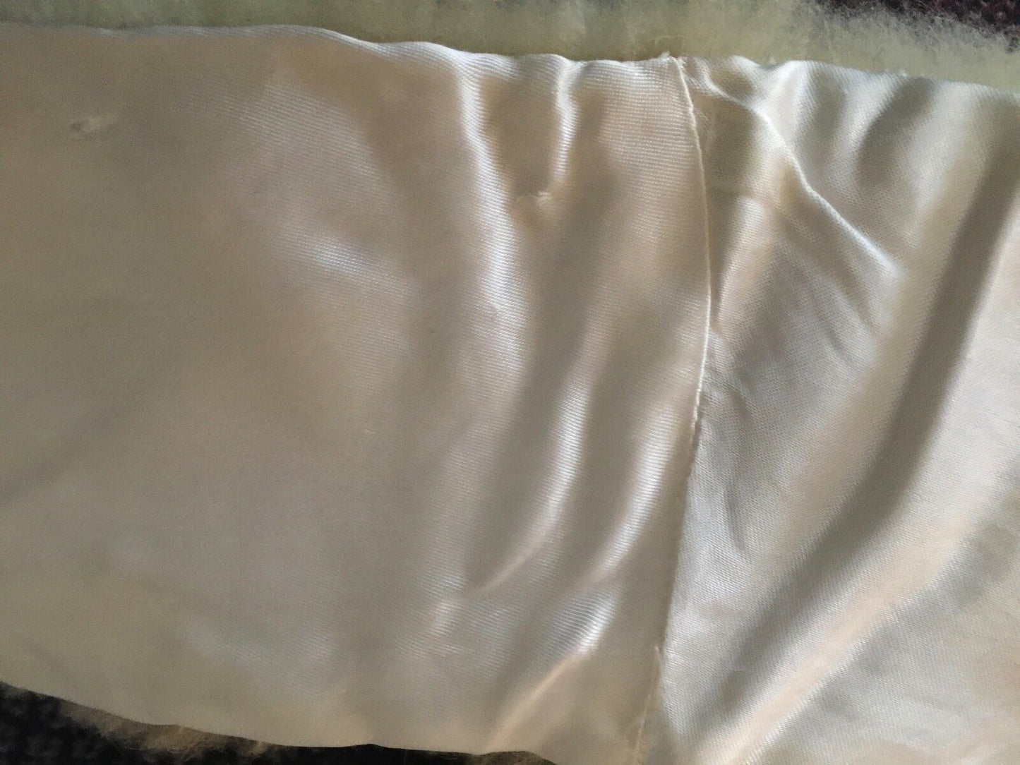 Vintage FAUX FUR COLLAR Unique Cream Stole
