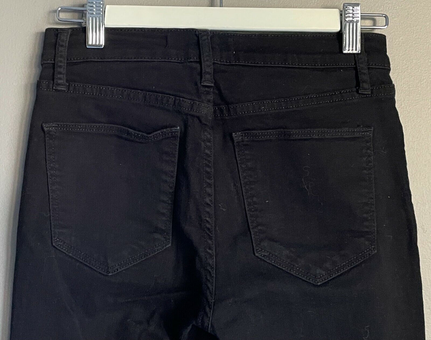 GAP "True Skinny" Jeans Stretch Black Denim Pants Ladies Size 26R AU 6