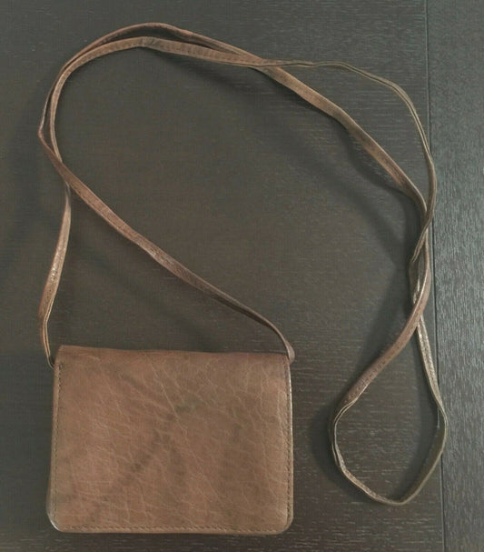 RUST Cross Body Shoulder Bag Tan Grain Leather Wallet Belt Australia