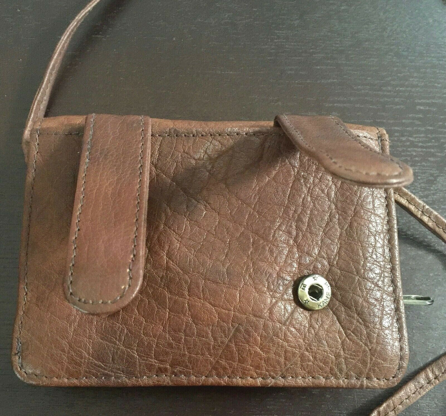 RUST Cross Body Shoulder Bag Tan Grain Leather Wallet Belt Australia