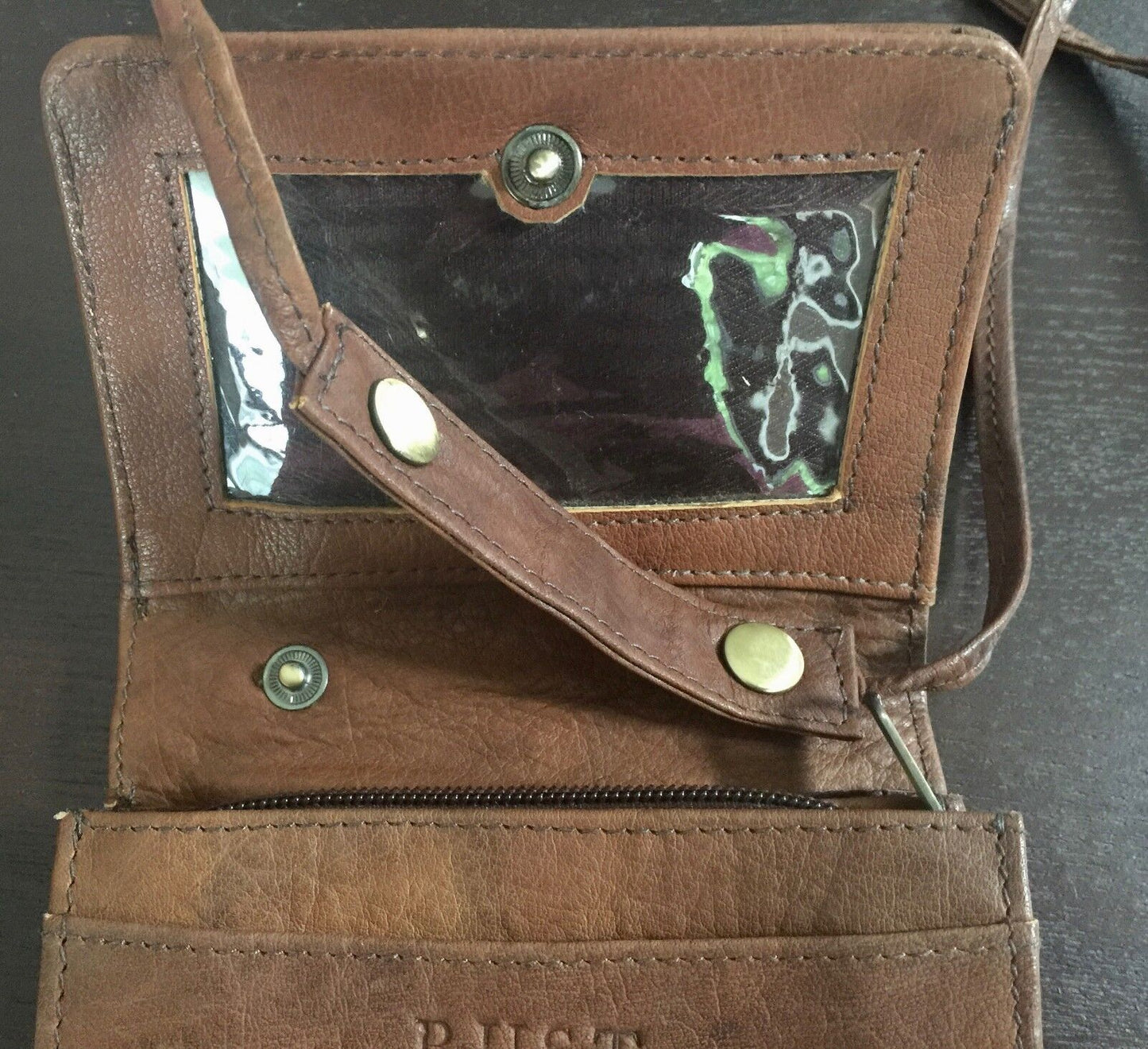 RUST Cross Body Shoulder Bag Tan Grain Leather Wallet Belt Australia