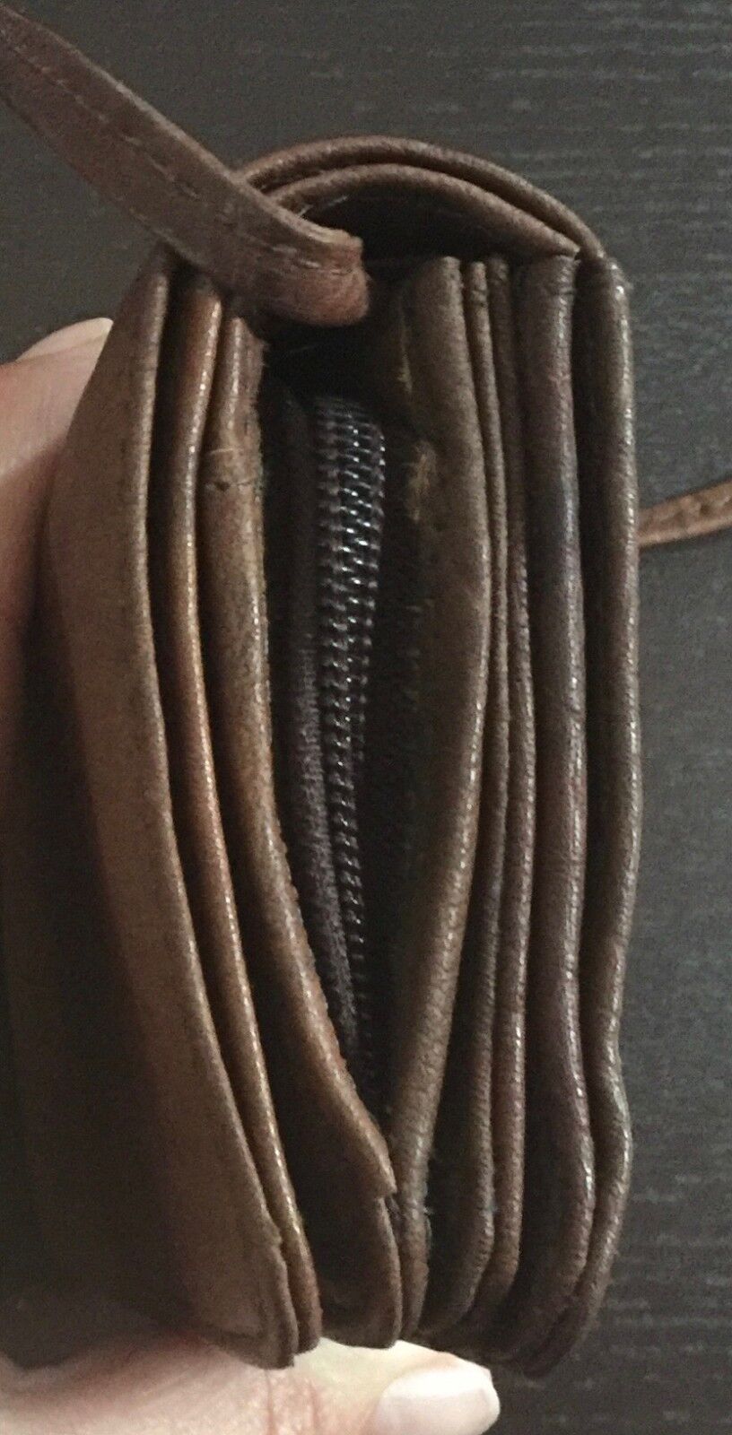 RUST Cross Body Shoulder Bag Tan Grain Leather Wallet Belt Australia