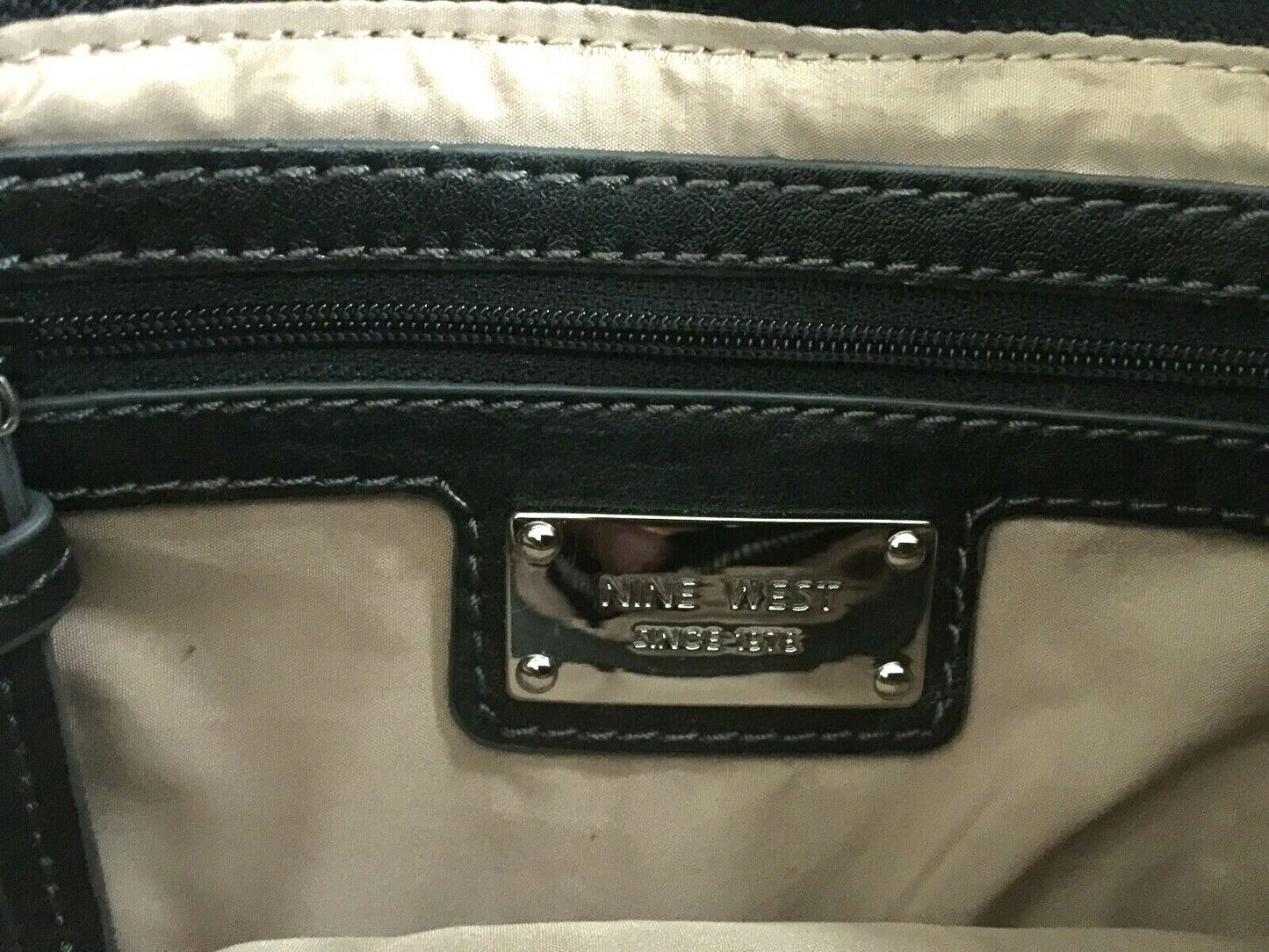 NINE WEST Shoulder Bag Pleather 3D Rosette Ruffle Cross Body Purse