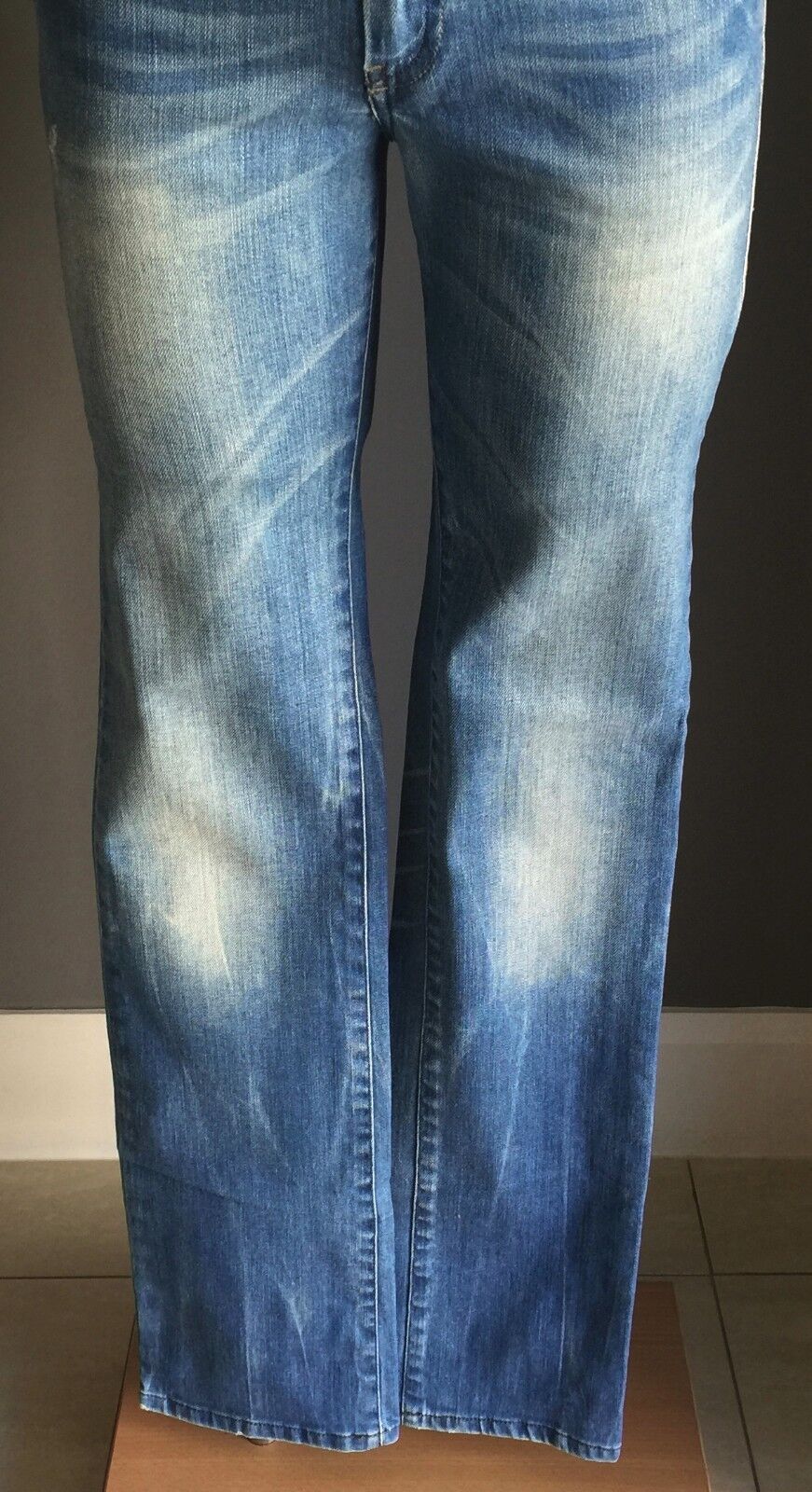 DIESEL "Rohny" Jeans Faded  Denim Straight Leg Ladies Size 28W 32L Fab Retro Gem